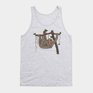 Cute Sloth Tank Top